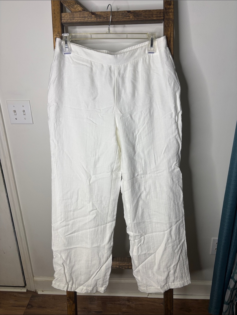 Chico's White Wide-Leg Pants Size 2 (L)